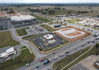 Aerial photo of Springdale, Arkansas - Panera Development