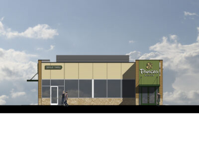 Front Elevation of Springdale, Arkansas - Panera Development